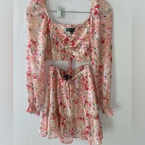 Dillard’s Midnight Doll Floral 2 piece dress set